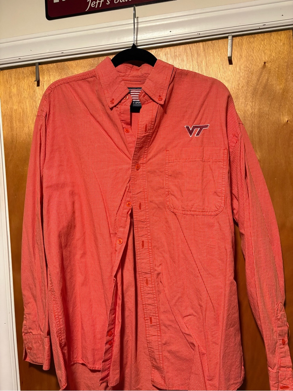 VT Hokies button up
